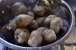 aardappels uitlekken